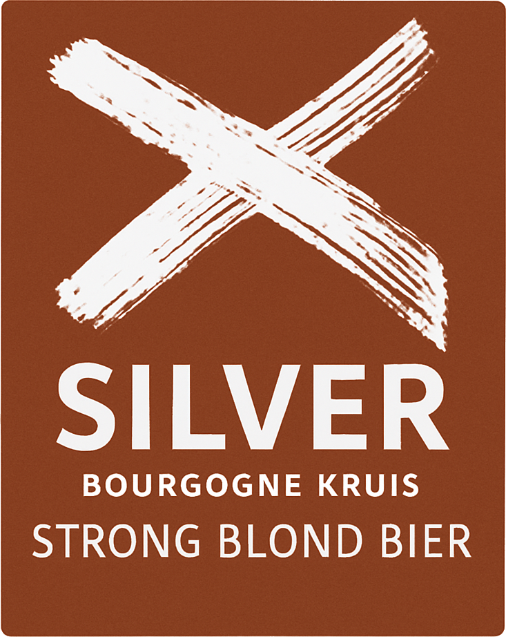 Etiket van Bourgogne Kruis Silver