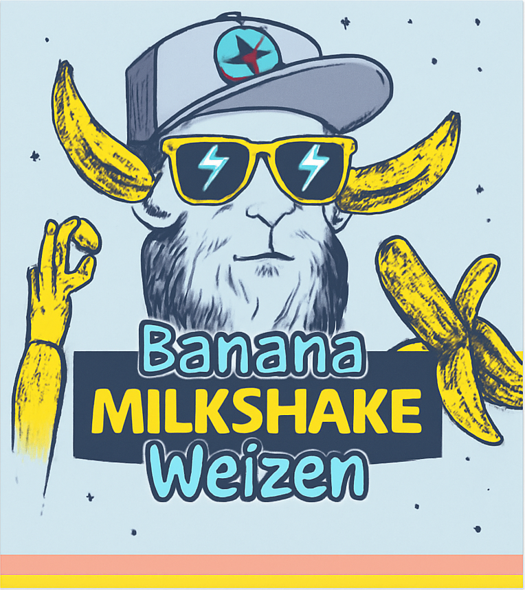 Etiket van Meuleneind Banana Milkshake Weizen