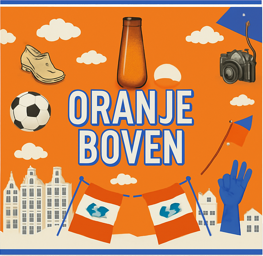Etiket van Meuleneind Oranje Boven
