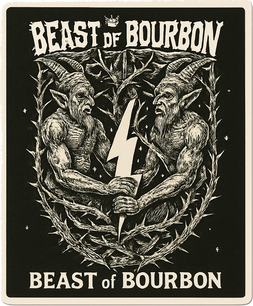 Etiket van GROM Beast of Bourbon 2021