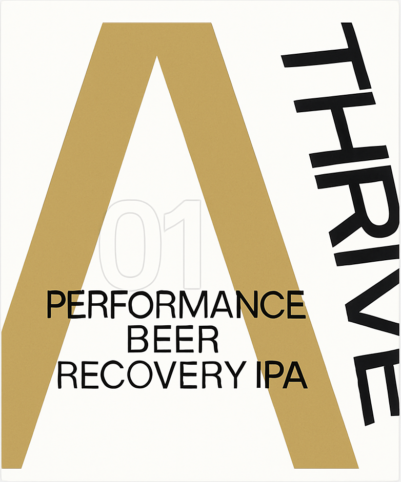Etiket van Thrive Recovery IPA