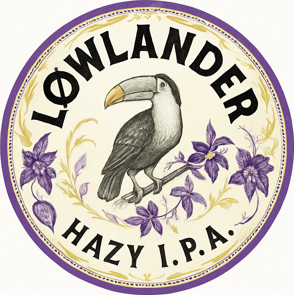 Etiket van Lowlander Hazy IPA