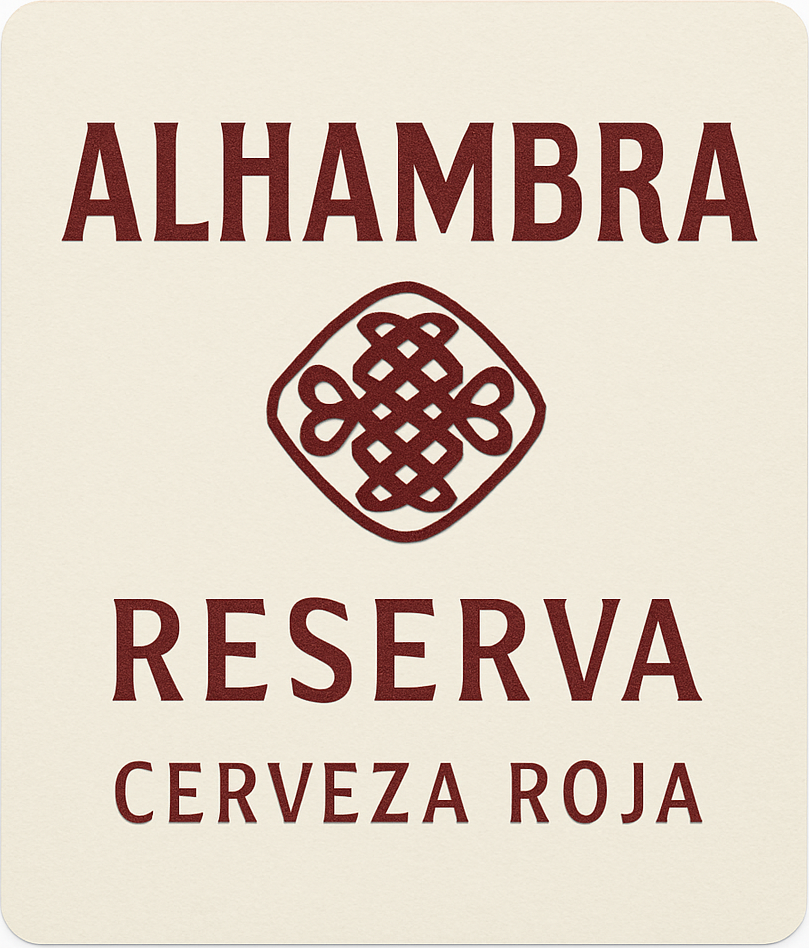 Etiket van Alhambra Reserva Roja Bock