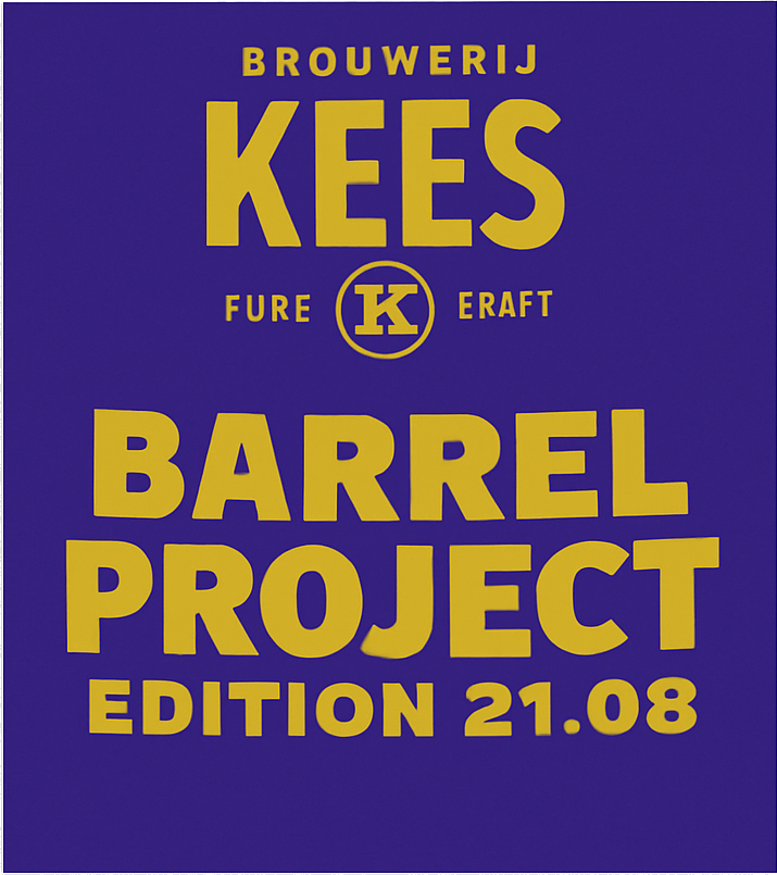Etiket van Kees Barrel Project Barley Wine 21.08