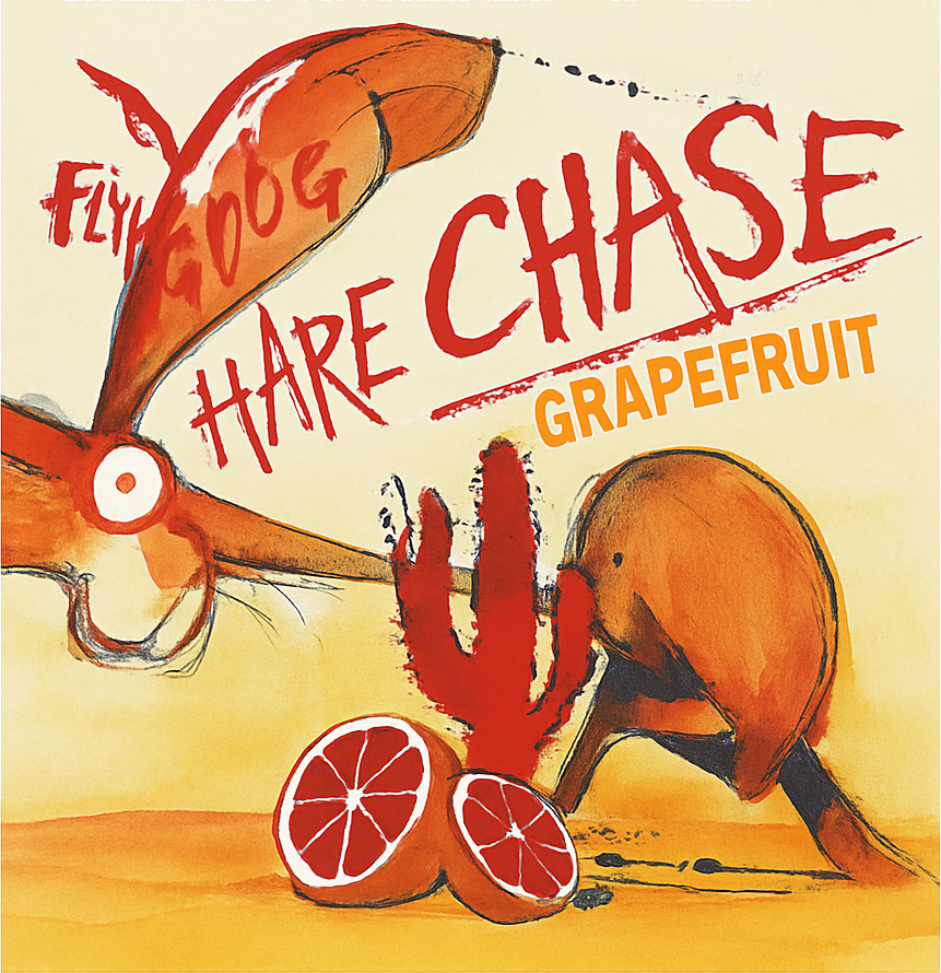 Etiket van Flying Dog Hare Chaser