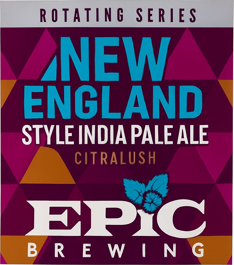 Etiket van Epic Brewing Citralush