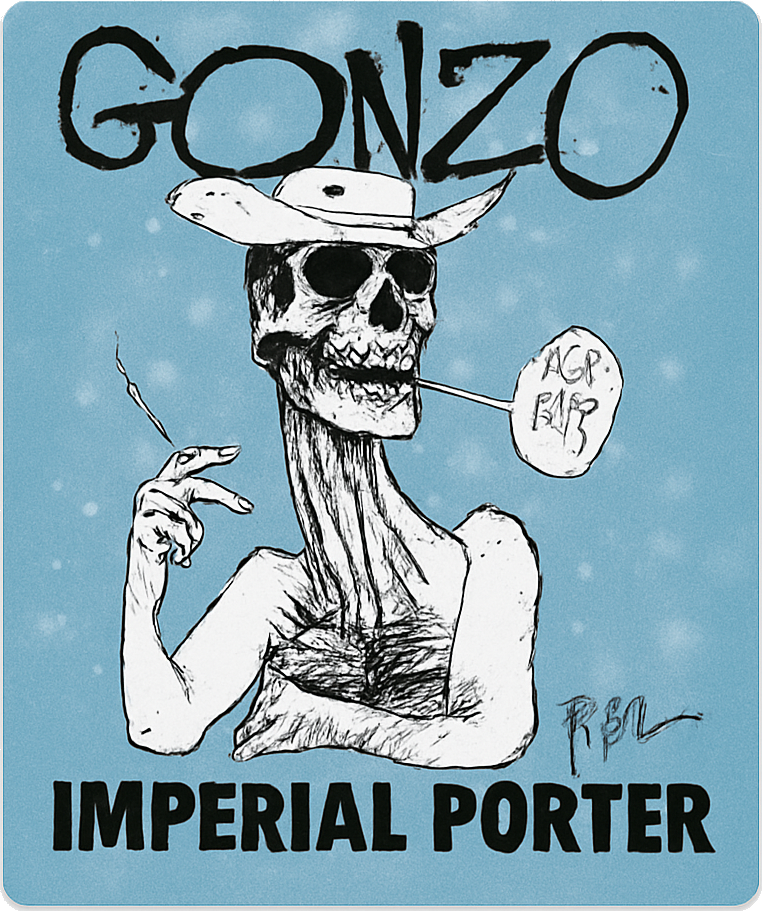 Etiket van Flying Dog Gonzo Imperial Porter