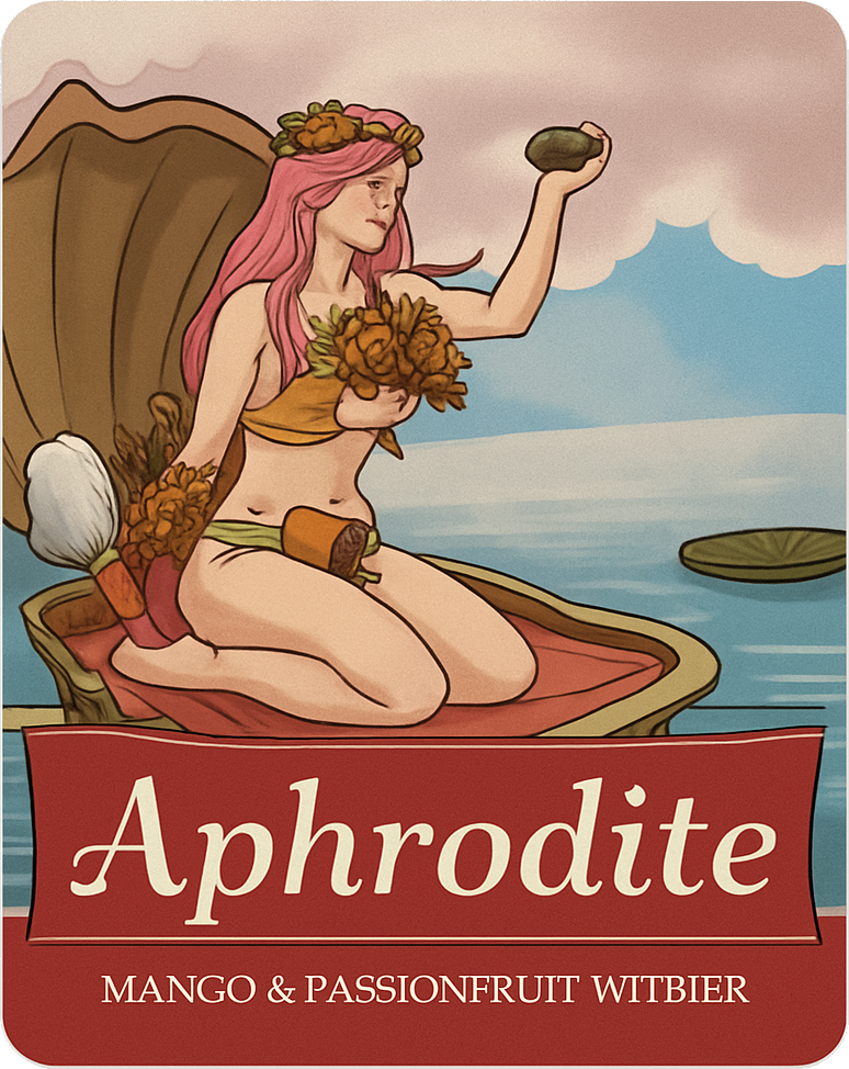 Etiket van Smokkelaar Aphrodite