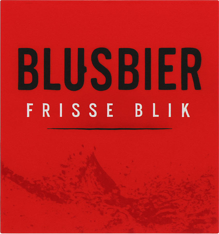 Etiket van Blusbier Frisse Blik