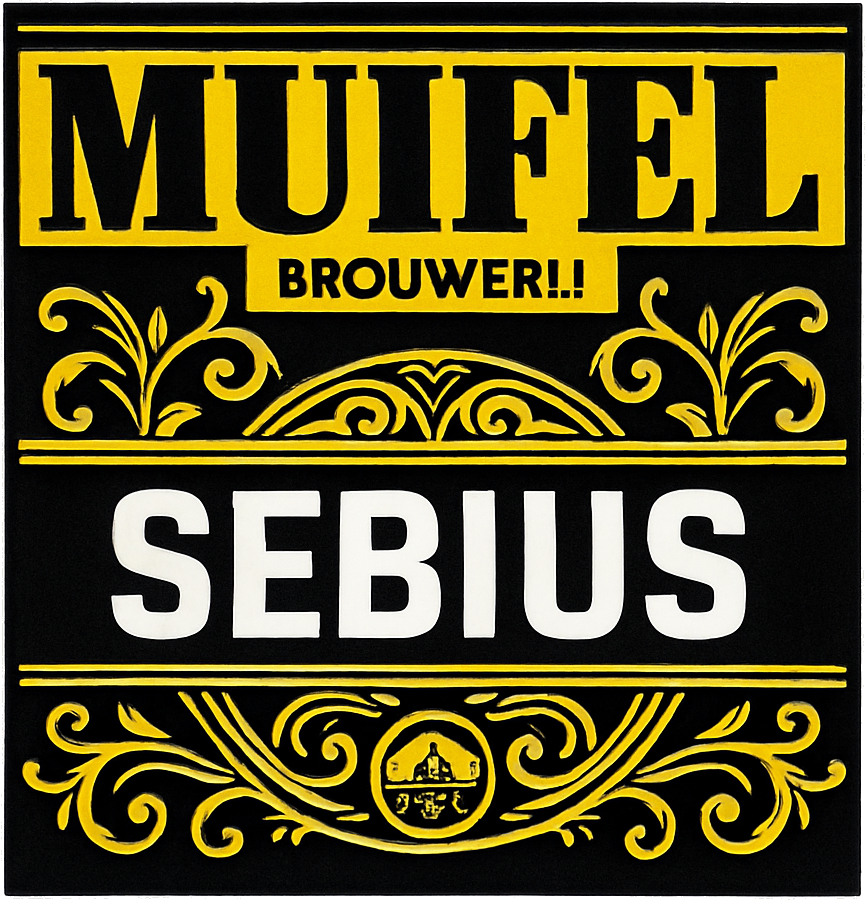 Etiket van Muifel Sebius