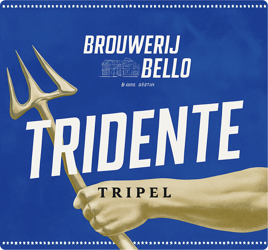 Etiket van Bello Tridente