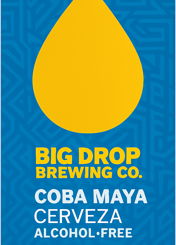 Etiket van Big Drop Coba Maya Cerveza