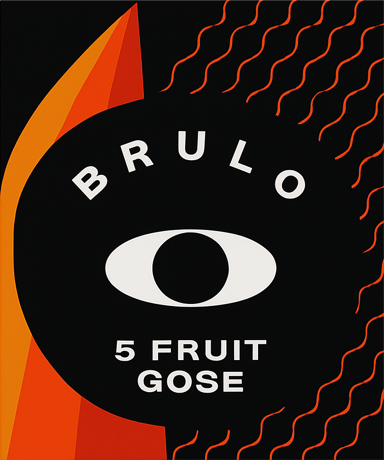 Etiket van BRULO 5 Fruit Gose