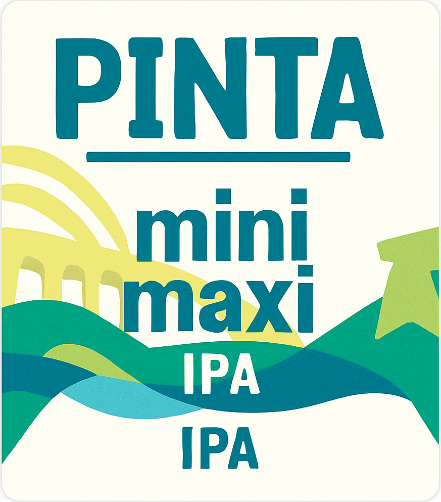 Etiket van Pinta Mini Maxi