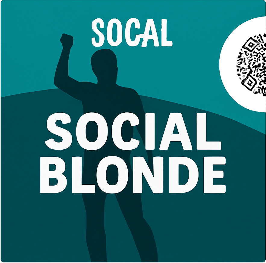 Etiket van Social Blonde