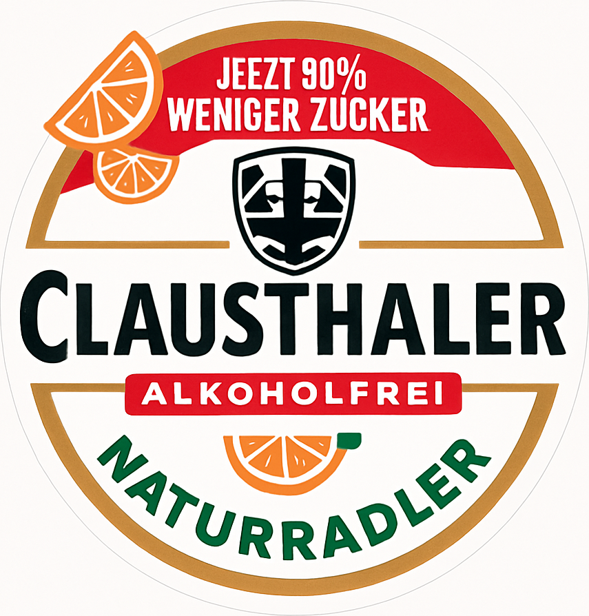 Etiket van Clausthaler Naturradler Alkoholfrei