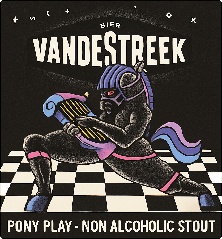 Etiket van VandeStreek Pony Play