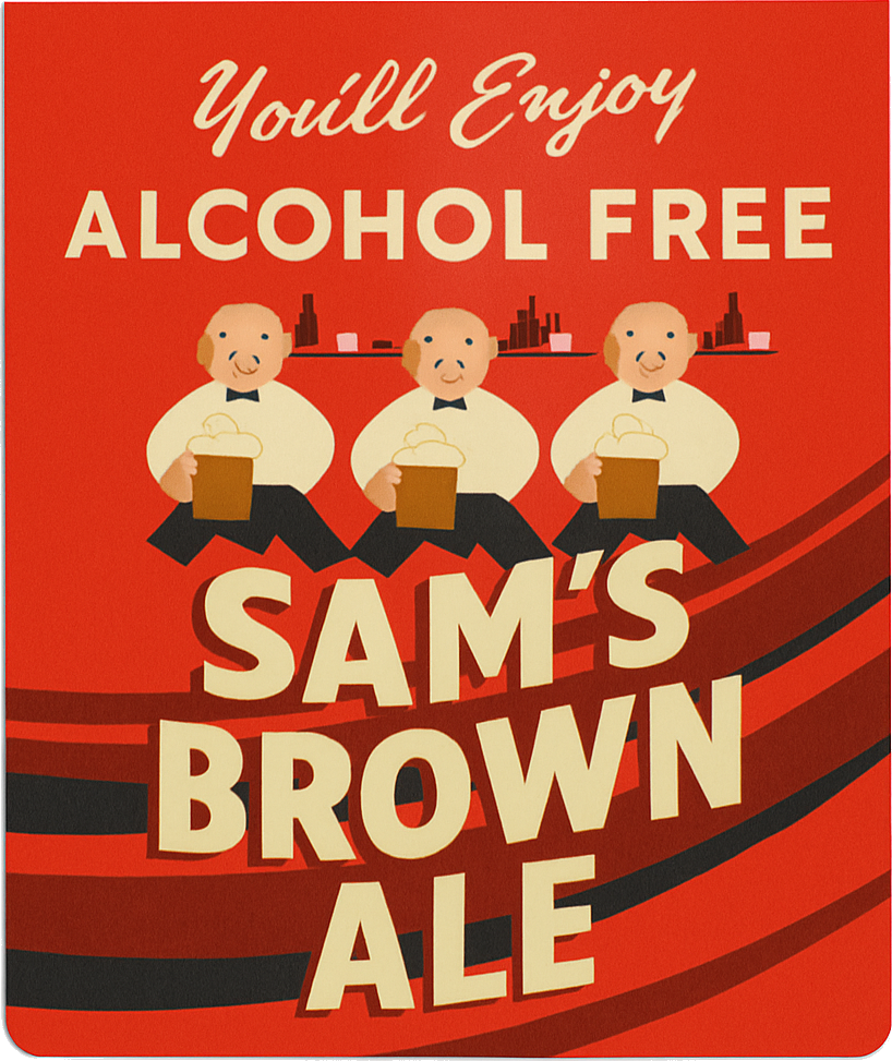 Etiket van Samuel Smith Sam