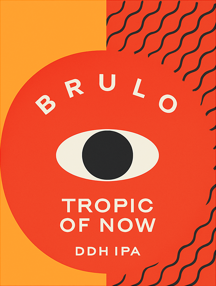 Etiket van Brulo Tropic of Now