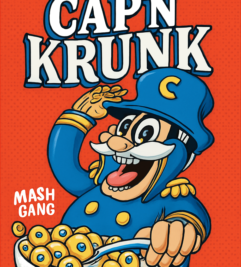 Etiket van Mash Gang Cap'n Crunk