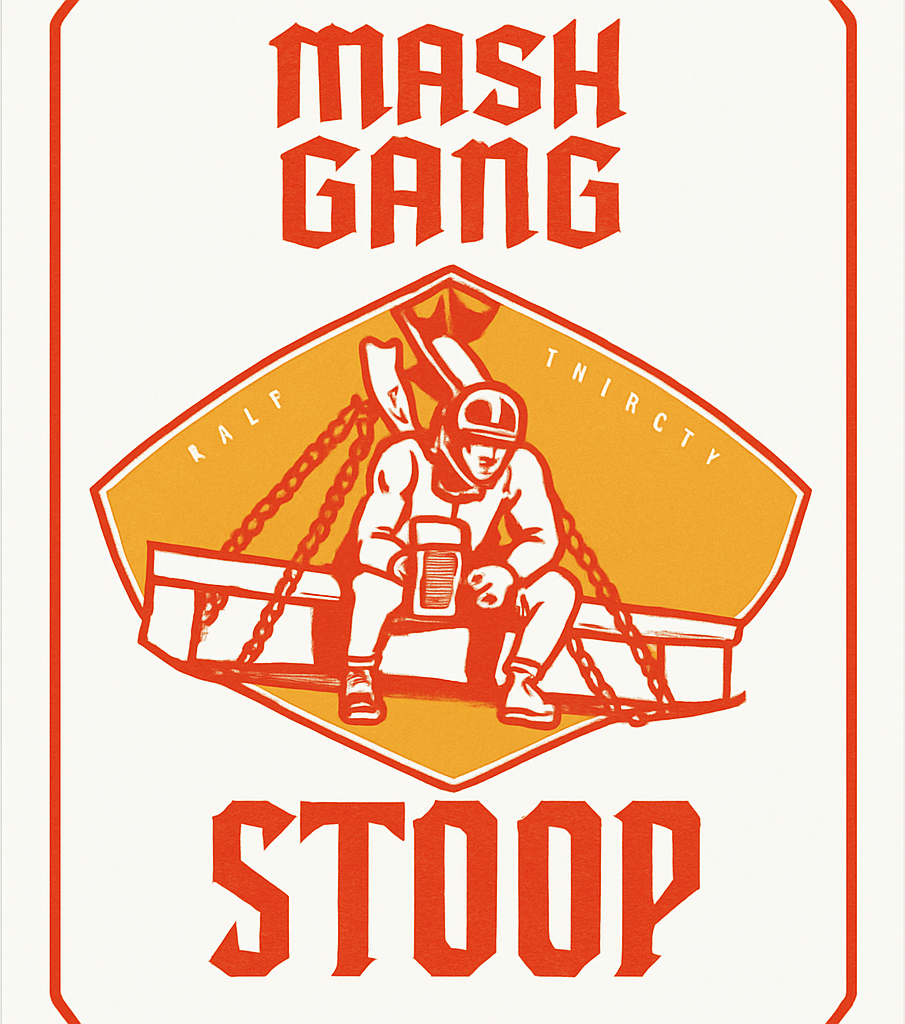 Etiket van Mash Gang Stoop