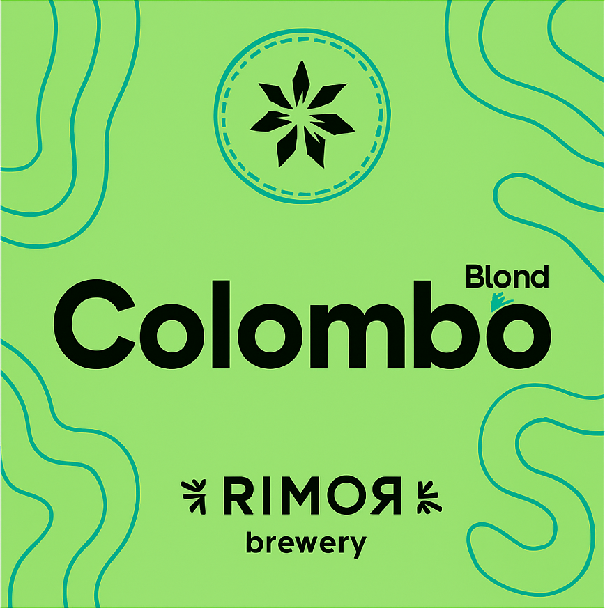 Etiket van Rimor Colombo Blond