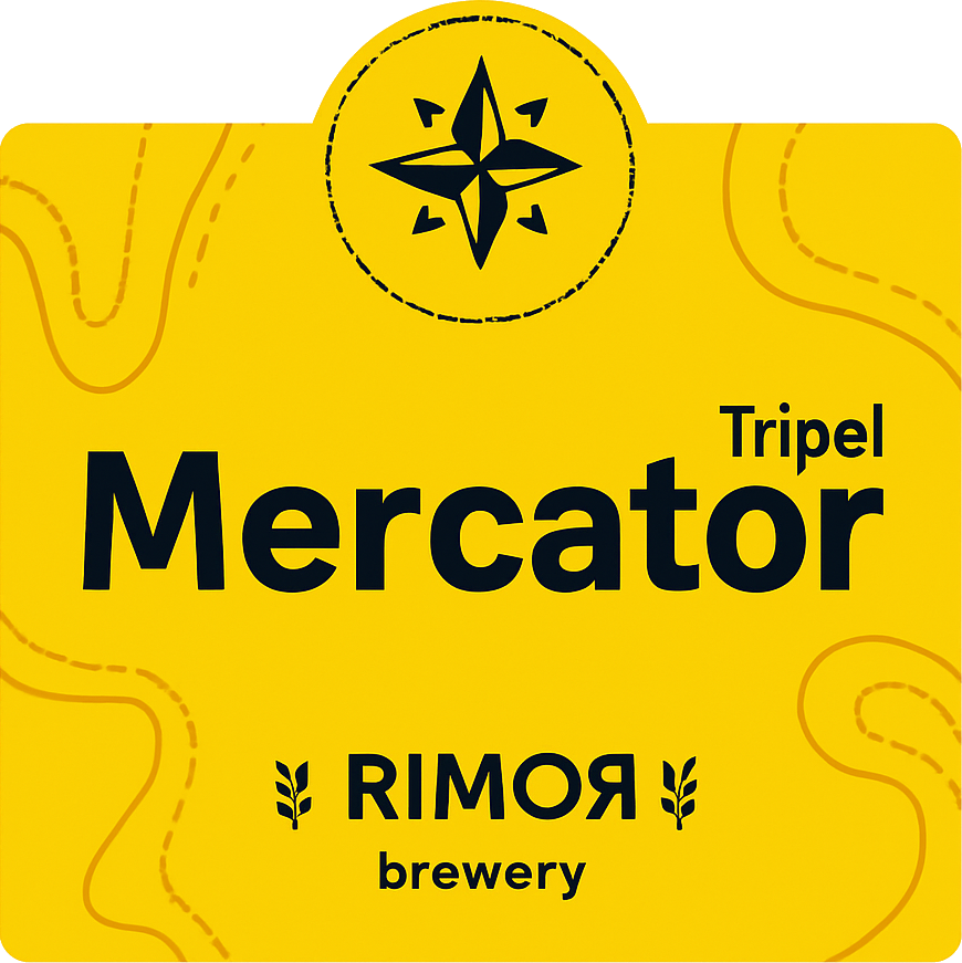 Etiket van Rimor Mercator Tripel