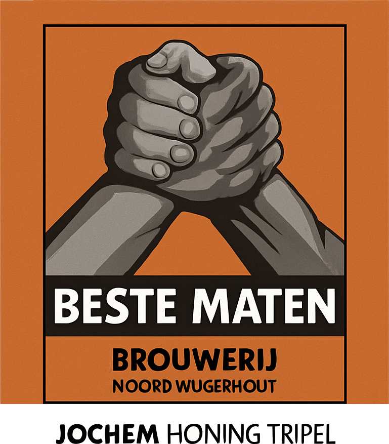 Etiket van Beste Maten Jochem