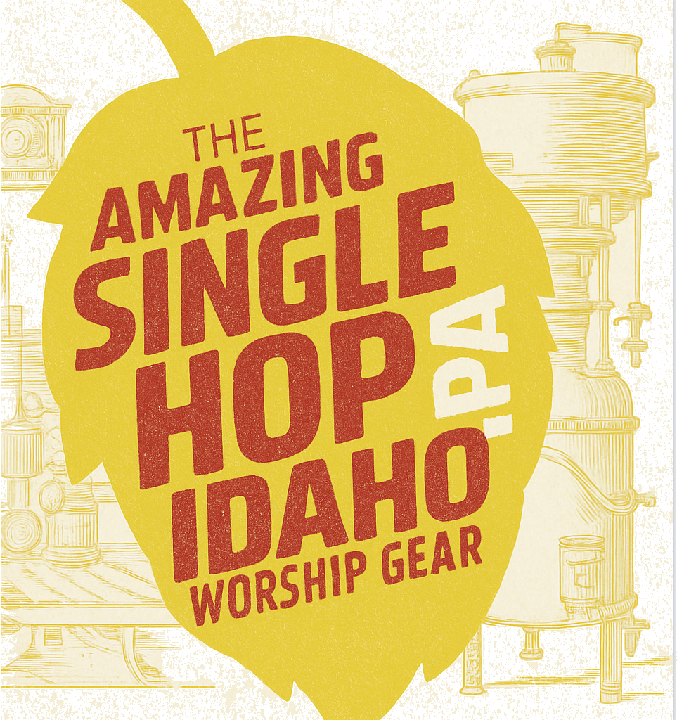 Etiket van Strieper The Amazing Single Hop IPA Galena Worship Gear