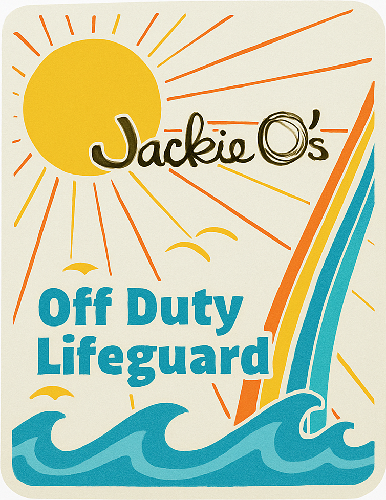 Etiket van Jackie O's Off Duty Lifeguard
