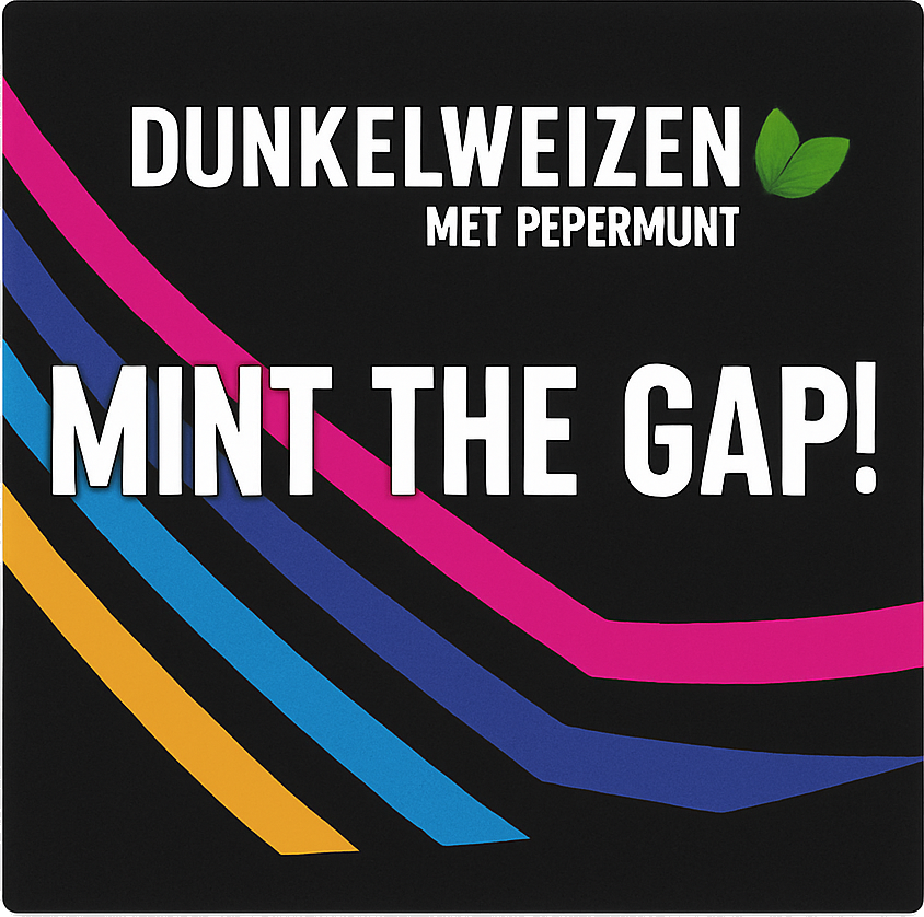 Etiket van Berghoeve Mint the Gap!