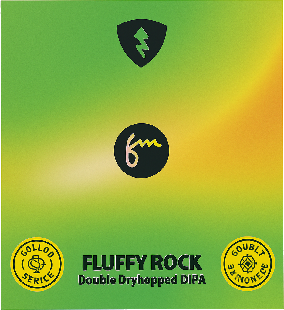 Etiket van Rock City x FLOEM Fluffy Rock