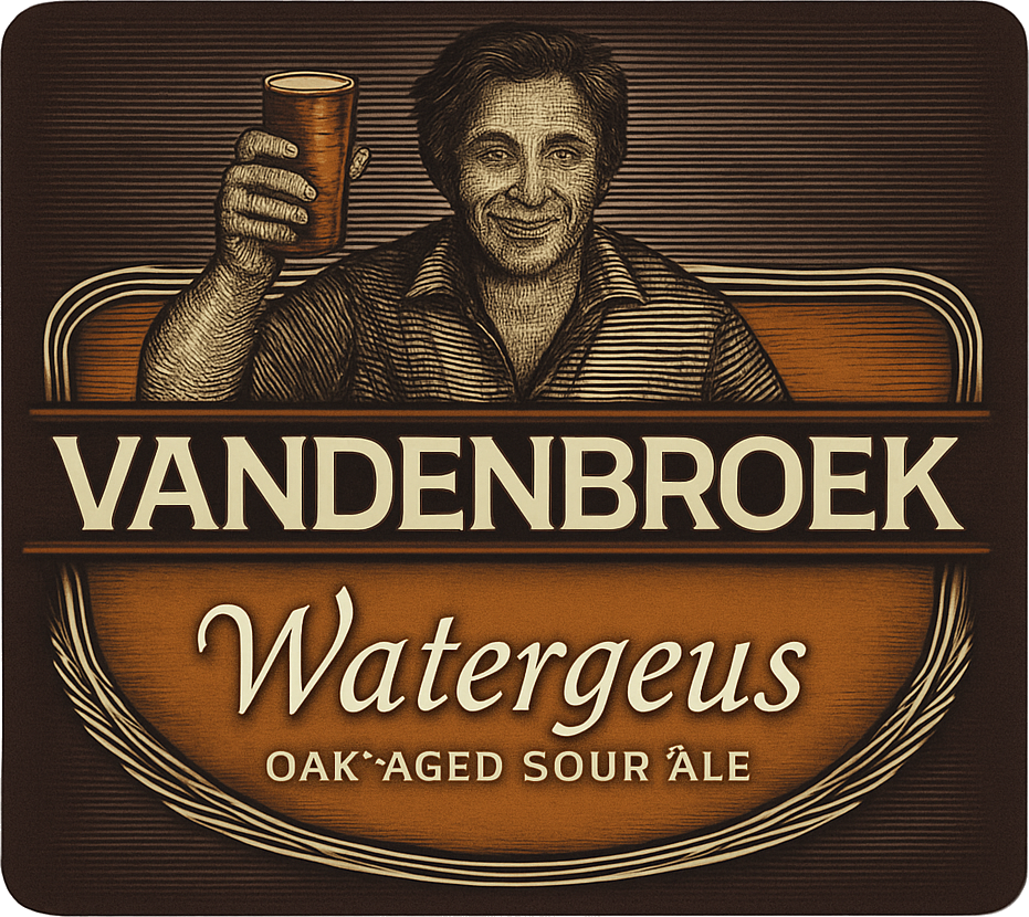 Etiket van Vandenbroek Watergeus