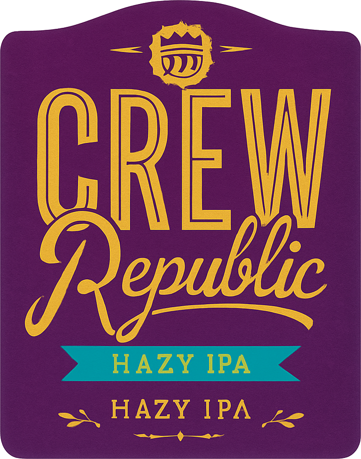 Etiket van Crew Republic Jackpot Hazy IPA