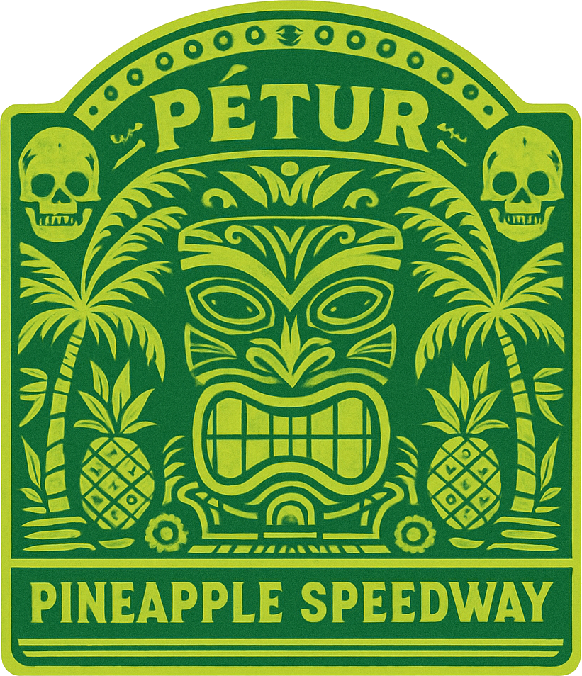 Etiket van 100 Watt Peter Pineapple Speed IPA
