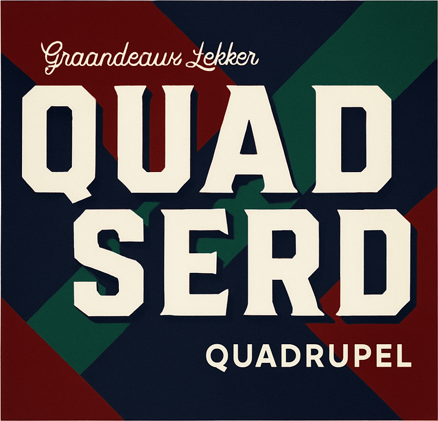 Etiket van Kraftbier Quadserd