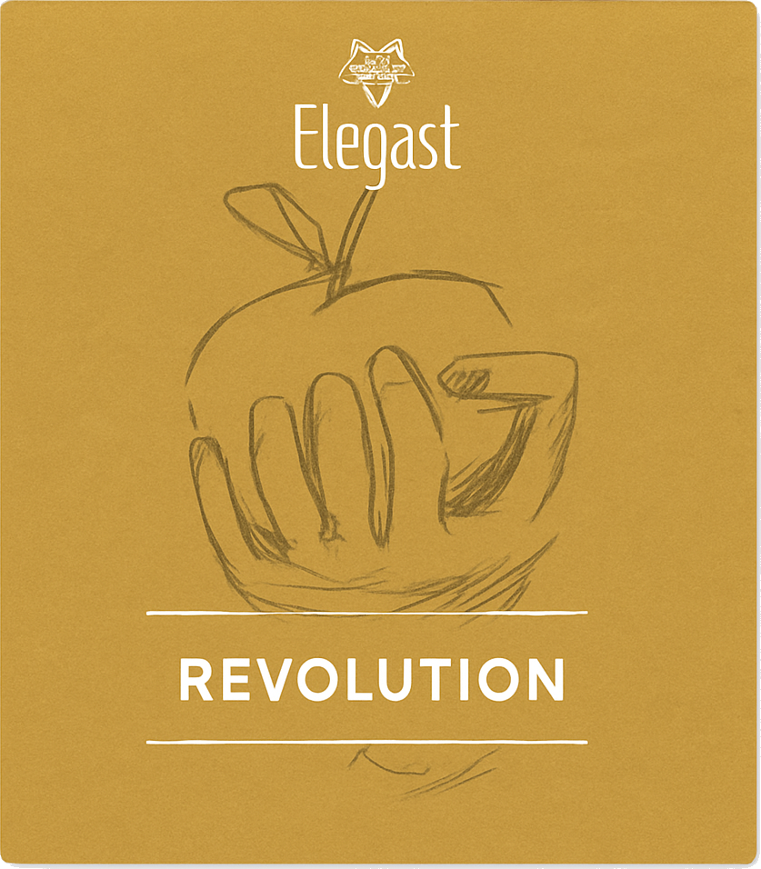 Etiket van Elegast Cidery Revolution