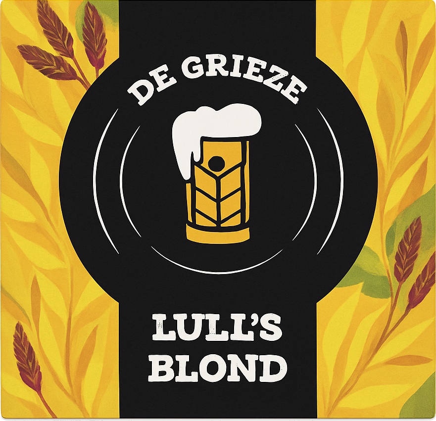 Etiket van De Grieze Lull's Blond