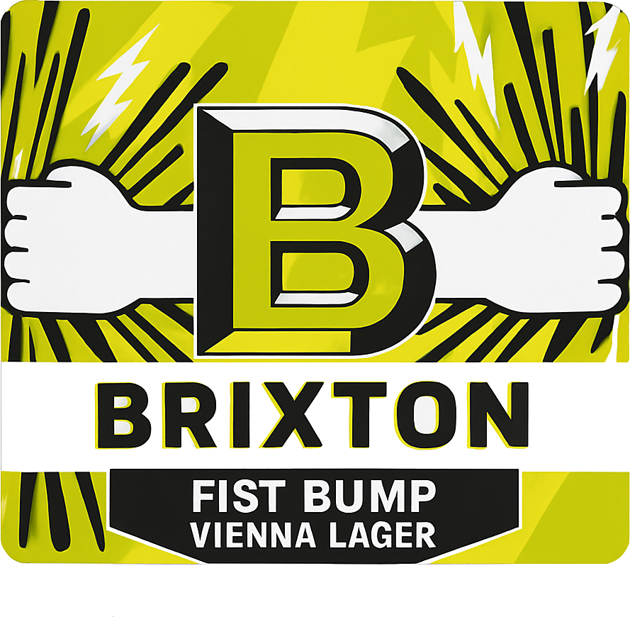 Etiket van Brixton Fist Bump