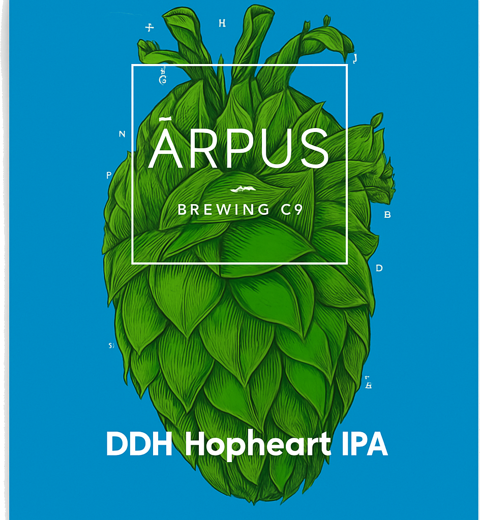 Etiket van Arpus DDH Hopheart