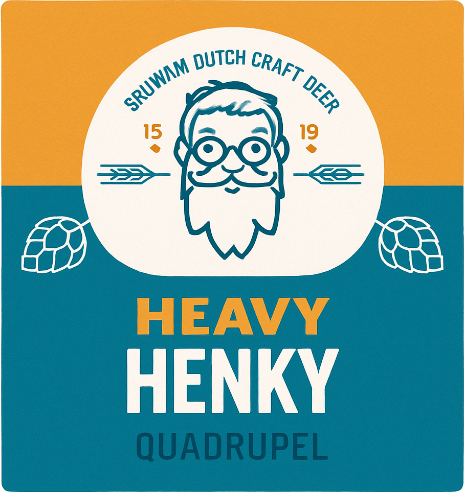 Etiket van Heavy Henky