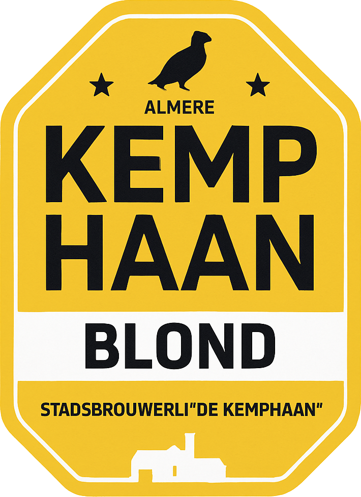 Etiket van Kemphaan Blond
