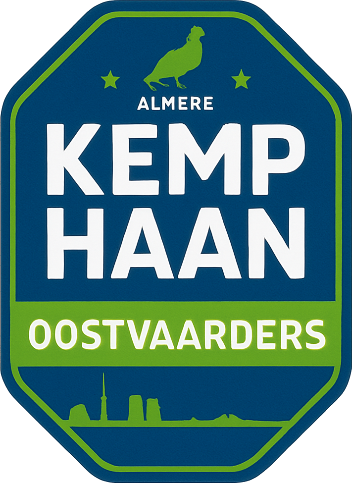 Etiket van Kemphaan Oostvaarders