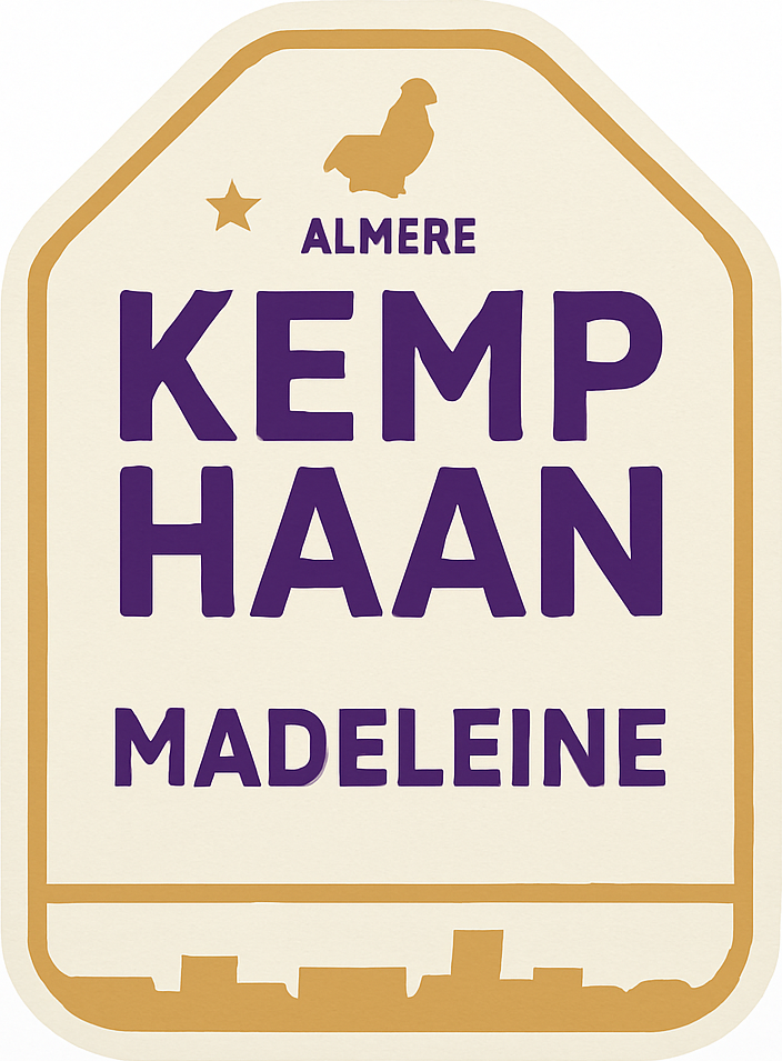Etiket van Kemphaan Madeleine