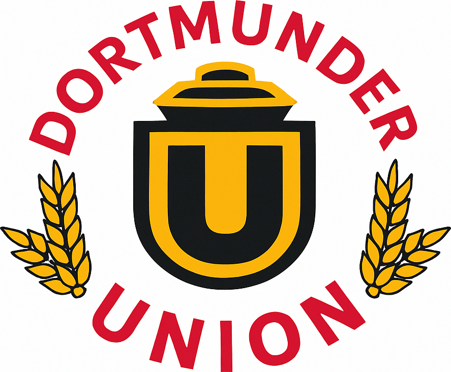 Etiket van Dortmunder Union Export
