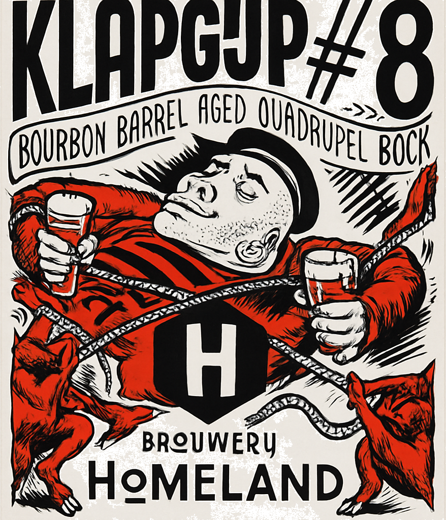 Etiket van Homeland Klapgijp #8