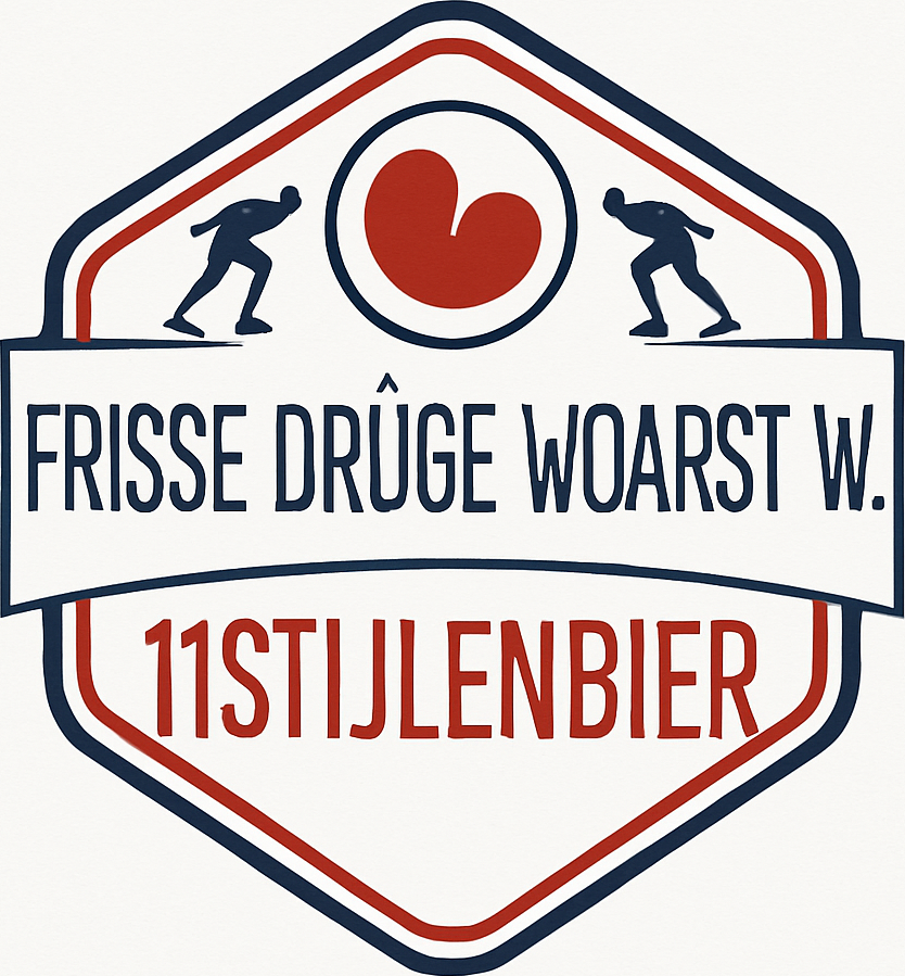 Etiket van 11stijlenbier Frisse Drûge Woarst Wit