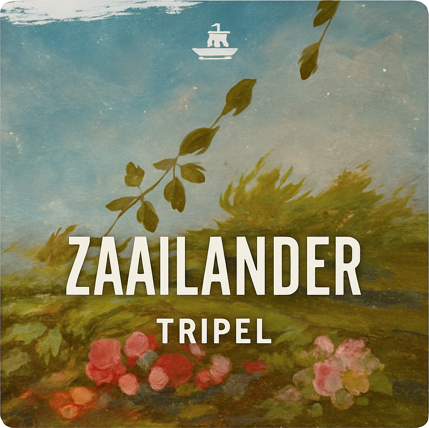 Etiket van Zaailander Klimroos Tripel