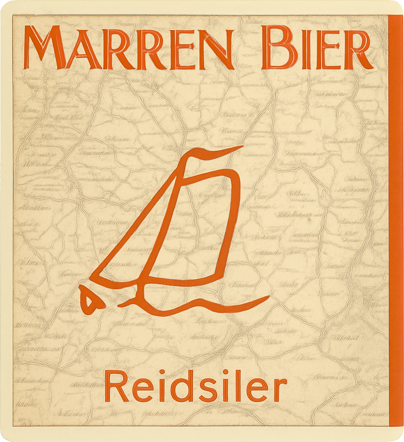 Etiket van Marren Bier Reidsiler