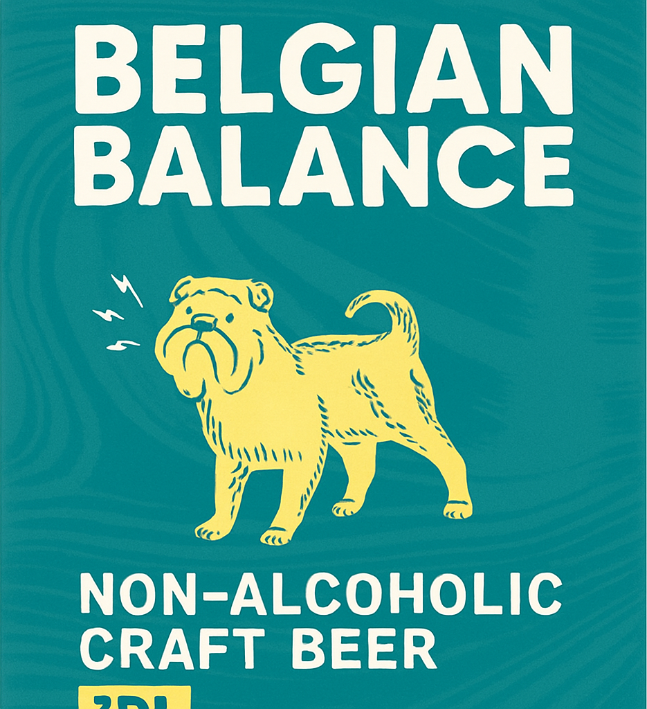 Etiket van Belgian Balance IPA